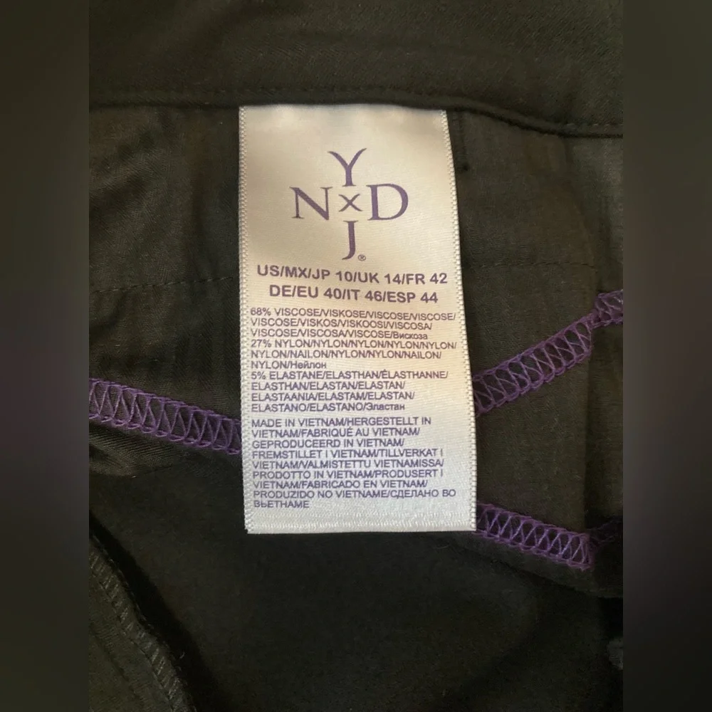 NYDJ Black trousers size 10